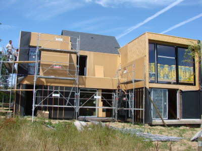 Ajout de l'isolation ext�rieur en fibre de bois