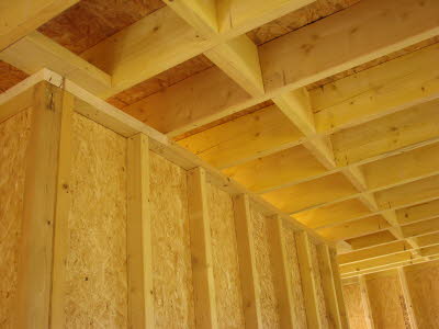 Toiture-terrasse avec pentes