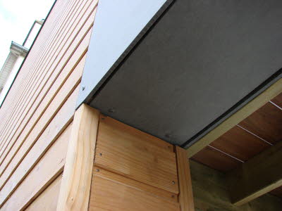 D�tail de raccord entre MAX et bois Douglas