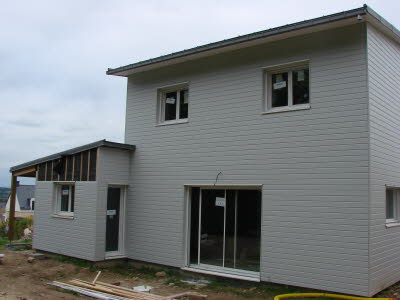 Bardage bois SIMONIN Funlam Gris souris