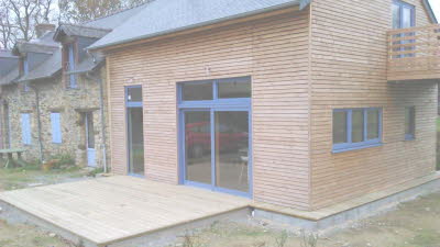 Extension r�alis�e en ossature bois